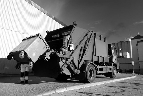 Professionals performing house clearance in a Wanstead home